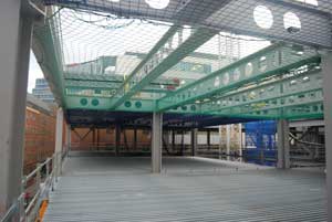 Long span cellular beams have been used throughout