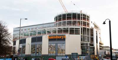 Sainsbury’s was partially opened last year
