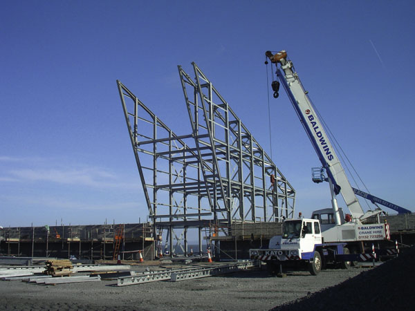 Educational centre takes shape with steel
