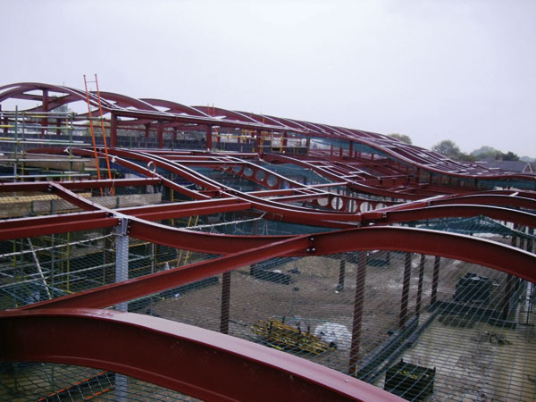 Curved roofs form new Corby school