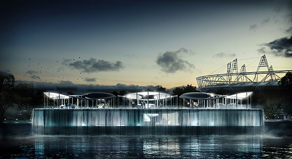 Sustainable pavilion for Olympic site