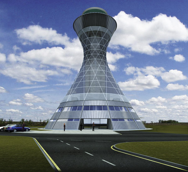 New control tower for Newcastle Airport