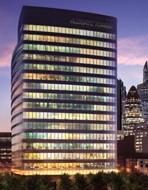 The completed Aldgate Tower will be a new landmark at the City’s entrance