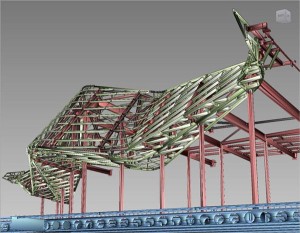 3D modelling has proven to be crucial in the design and erection of the Wave