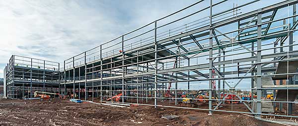 Steel construction has played a pivotal role on the entire Longbridge redevelopment