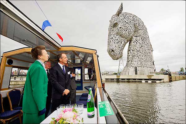 Royal opening for The Kelpies