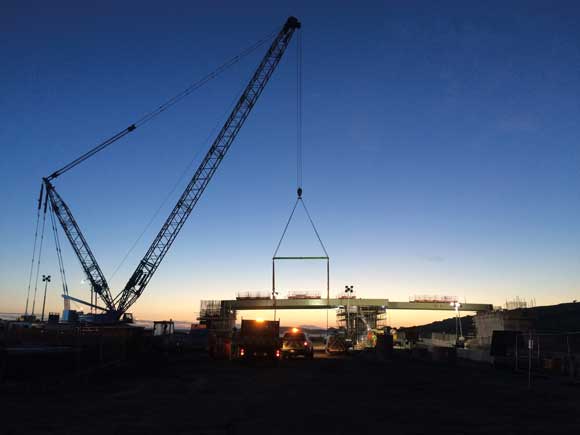 Jamestown delivers components for infrastructure projects