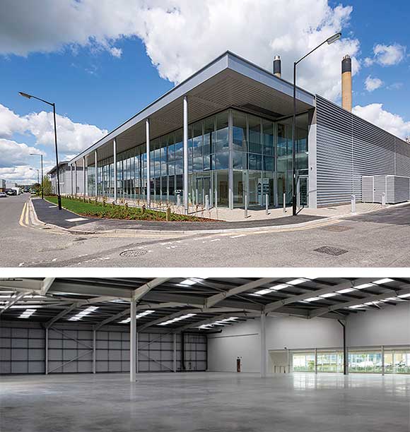 SEGRO warehouse and office building deconstructed and relocated on the Slough Trading estate in 2015