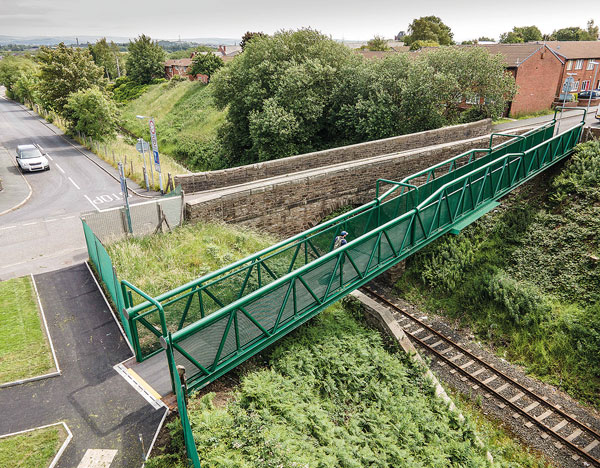 East Lancashire Railway bridge installed