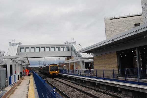Steelwork helps new station arrive on time
