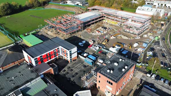 Steel up for first of four Wigan school redevelopments