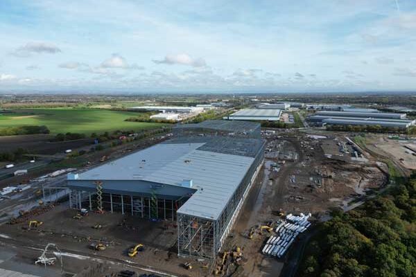 Mega shed for retailer taking shape