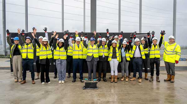 Barking’s innovative industrial development tops out