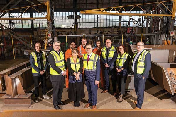 South Wales steel fabrication site gets governmental recognition