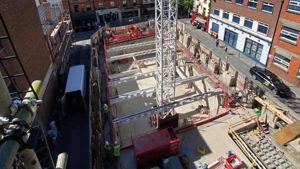 Steel solution for city centre site