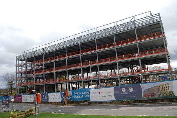 Steel completed for Bolton medical college