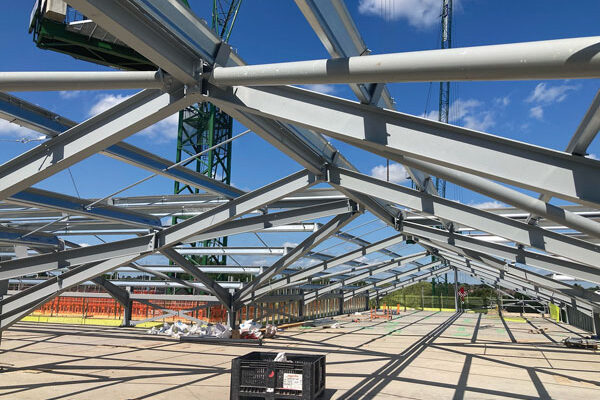 Derbyshire healthcare projects topped with steel