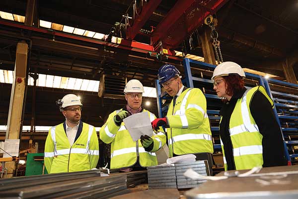 Local MP endorses growing steelwork contractor