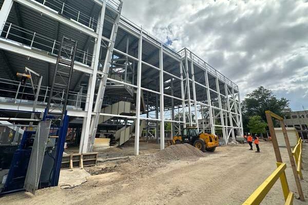 Frame up for Teesside University Digital Life building