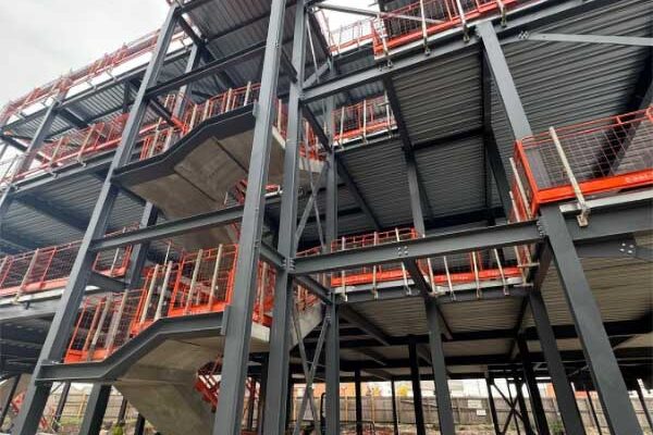 Steel frame up for Yorkshire healthcare hub