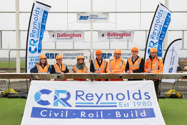 Steelwork milestone reached at Immingham logistics site