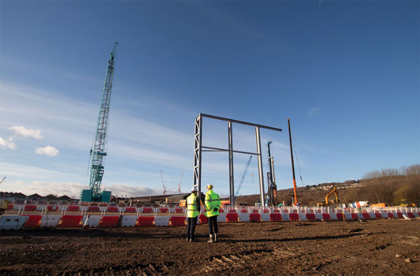 Steelwork erection starts on major defence machine shop