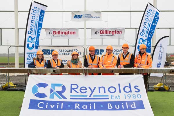 Steelwork milestone reached at Immingham logistics site