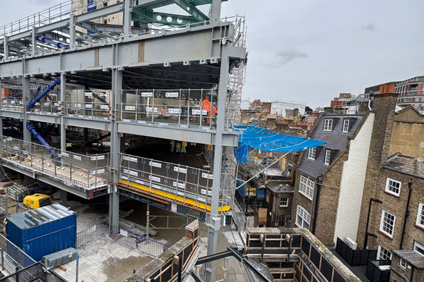 Steel framed offices form Mayfair centrepiece