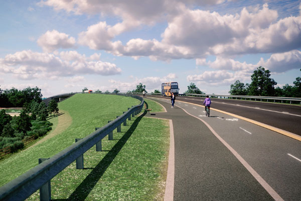 New bridge to span A4130 at Didcot