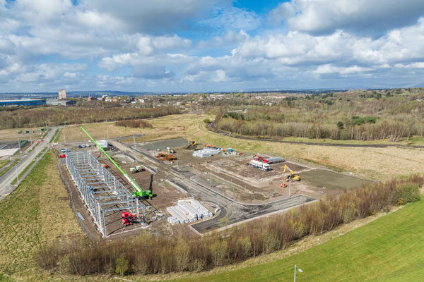 Steelwork aiding Ravenscraig regeneration