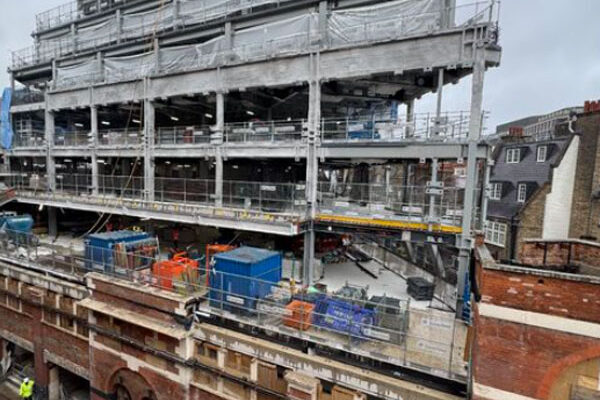 West End office blocks top out