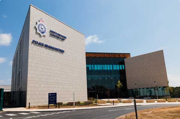 Excellent police HQ opened in Hertfordshire 