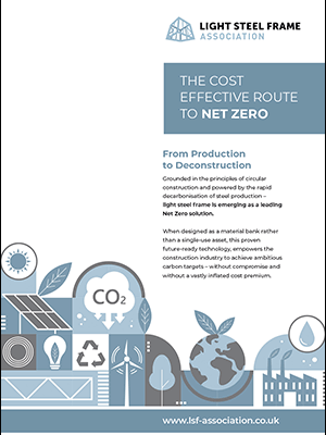 Light Steel Frame Association launches net zero guide Light Steel Frame Association launches net zero guide