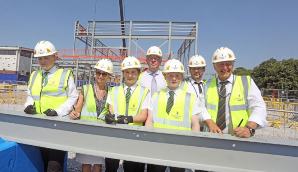 Wirral school project celebrates construction milestone Wirral school project celebrates construction milestone