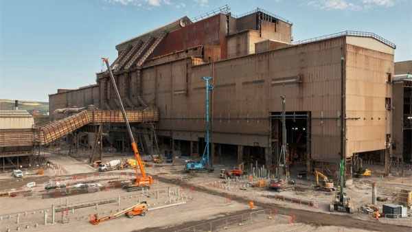 Port Talbot EAF production facility takes shape