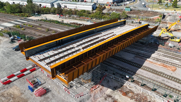 First phase of HS2 Saltley Viaduct lifted into place